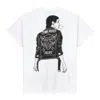 Collect The Label Women's White School Ruined My Life Oversized Tee In White