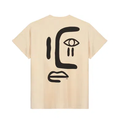 Collect The Label Women's Yellow / Orange Ziggy Oversized Tee Chamois In Yellow/orange