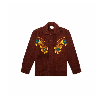 Collected Xx Men's Emberseed Cardigan In Brown