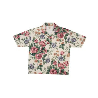 Collected Xx Men's White Easter Camp Shirt