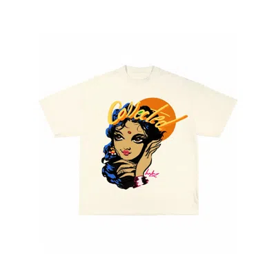 Collected Xx Men's White / Yellow / Orange Chandni Graphic T