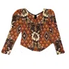Collected Xx Women's Brown Rani Ruched Top In Brown
