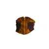 Collected Xx Women's Orange / Brown Flare Corset