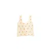 Collected Xx Women's White / Gold Crochet Mirror Work Vest