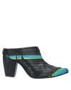 Collectif D'anvers Woman Mules & Clogs Black Size 7 Soft Leather In Black