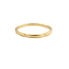 Collection 1304 Sliced Bronze Bangle In Brown
