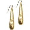 Collection 1304 Teardrop Bronze Earrings In Brown