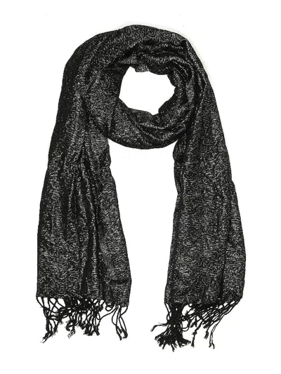 Pre-owned Collection 18 Scarf In Black