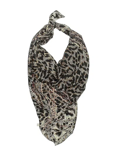 Pre-owned Collection 18 Scarf In Brown