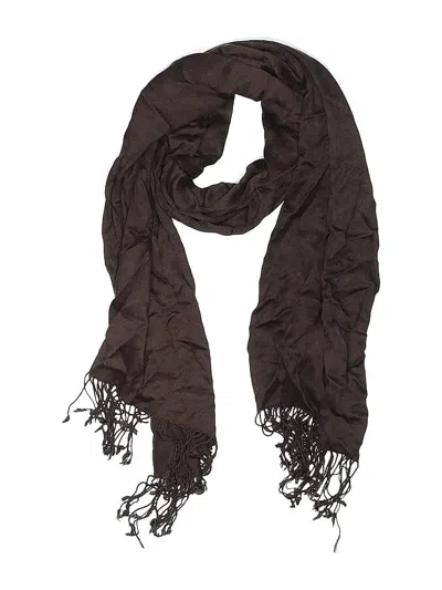 Pre-owned Collection 18 Scarf In Brown