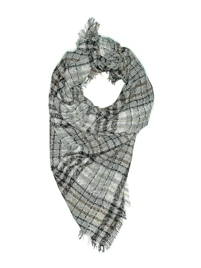 Pre-owned Collection 18 Scarf In Gray