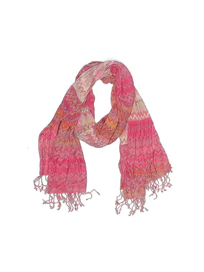 Pre-owned Collection 18 Scarf In Pink