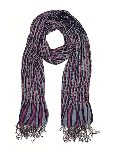 Pre-owned Collection 18 Scarf In Purple