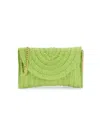 Collection 18 Women's Textured Clutch In Lime