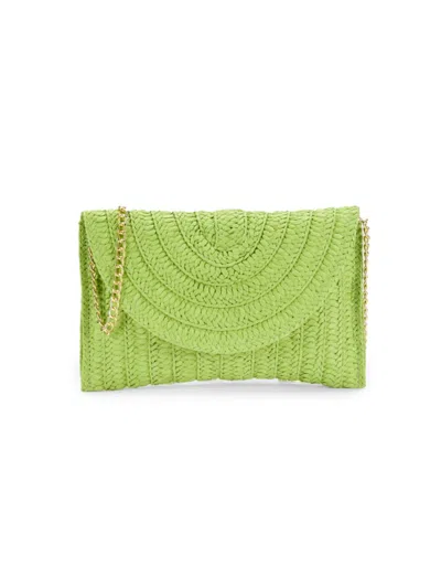 Collection 18 Women's Textured Clutch In Green
