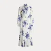 Collection Aniyah Floral Textured Day Dress In White