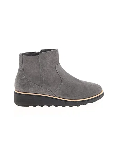 Pre-owned Collection Ankle Boots In Gray
