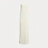 Collection Brigitta Linen Voile Evening Dress In White
