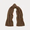 Collection Brushed Cashmere-silk Scarf In Burgundy