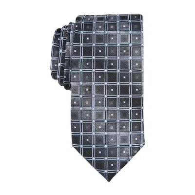 Collection By Michael Strahan Geometric Tie In Black