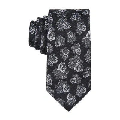 Collection By Michael Strahan Goldes Floral Tie In Black