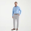 Collection By Michael Strahan Mens Modern Fit Dress Flat Front Pant In Gray