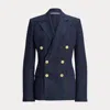 Collection Camden Linen Jacket In Blue