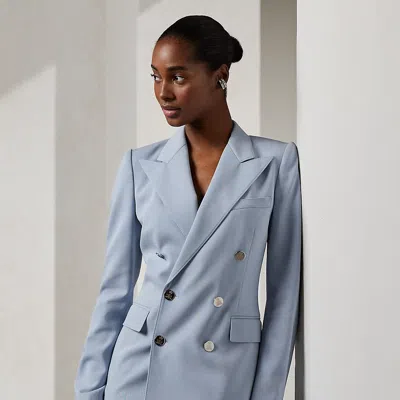 Collection Camden Wool Trench Jacket In Blue