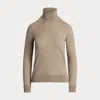 Collection Cashmere Roll Neck Jumper In Brown