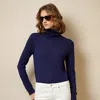 Collection Cashmere Turtleneck In Blue