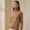 Collection Cashmere Turtleneck In Brown
