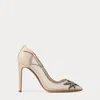 COLLECTION CELIA EMBROIDERED MESH PUMP