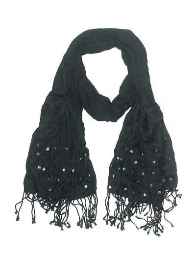 Pre-owned Collection Eighteen Scarf In Black