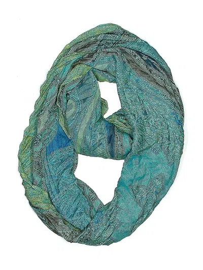 Pre-owned Collection Eighteen Scarf In Blue