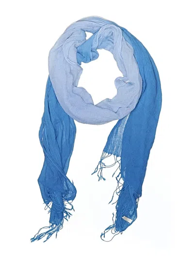 Pre-owned Collection Eighteen Scarf In Blue