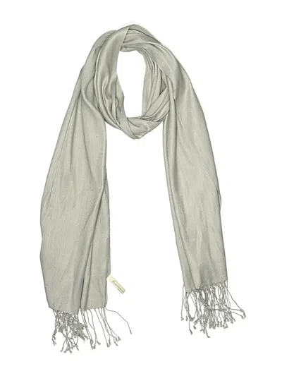 Pre-owned Collection Eighteen Scarf In Gray