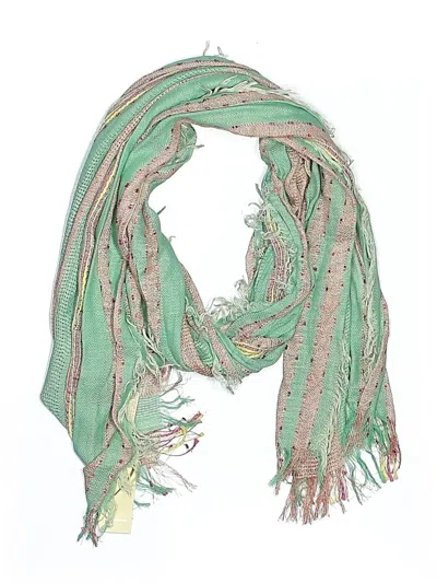 Pre-owned Collection Eighteen Scarf In Green