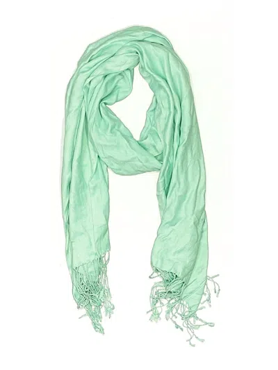 Pre-owned Collection Eighteen Scarf In Green