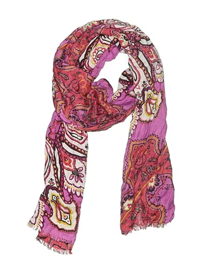 Pre-owned Collection Eighteen Scarf In Purple