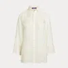 Collection Holbert Embroidered Linen Voile Shirt In White