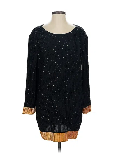 Pre-owned Collection Jeanne Marc Casual Dress In Black