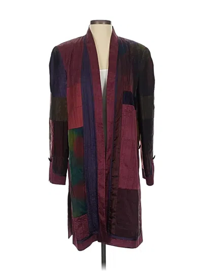 Pre-owned Collection Jeanne Marc Jacket In Burgundy