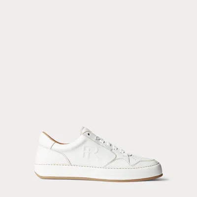 Collection Jinett Calfskin Low-top Trainer In White