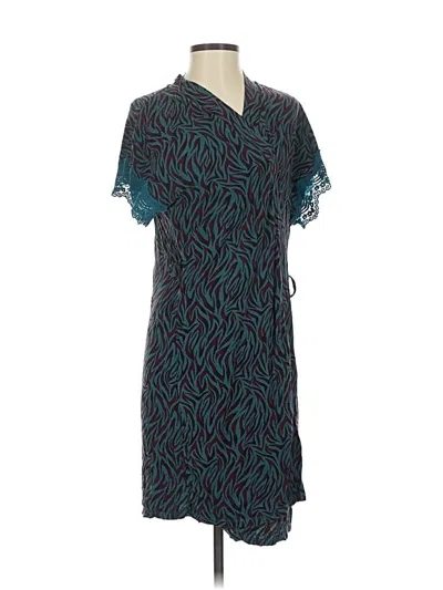 Pre-owned Collection Kimono In Blue