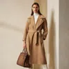 Collection Leonarda Wrap Coat In Brown