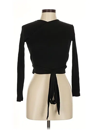 Pre-owned Collection Long Sleeve Top Black Turtleneck Tops