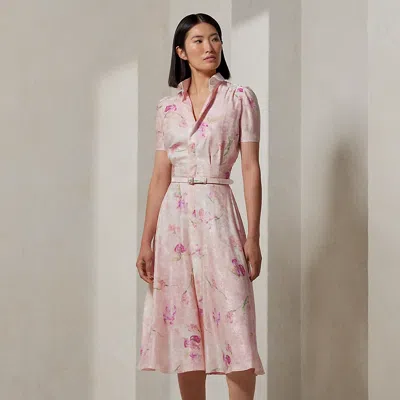Collection Lunar New Year Emeline Floral Day Dress In Pink