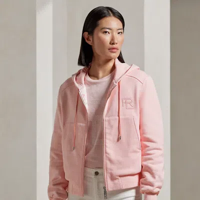Collection Lunar New Year Fleece Full-zip Hoodie In Pink