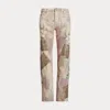 Collection Lylah Embellished Patchwork Jean In Neutral