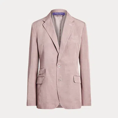 Collection Odera Linen-blend Jacket In Pink